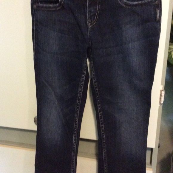 Silver jean Capris - Picture 3 of 6